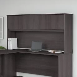 Bush Business Furniture Studio C 71 "W Desktop Hutch, Storm Gray (SCH172SG)