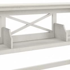 Bush Furniture Key West 60 "W Desktop Hutch, Linen White Oak (KWH160LW-03) -Home furniture 28679FD7 CC5A 40E0 89FDDE720770E91C s7