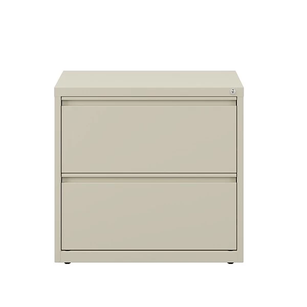 Quill Brand® Commercial 2 File Drawers Lateral File Cabinet, Locking, Putty/Beige, Letter/Legal, 30"W (20067D) 2 Quill Brand® Commercial 2 File Drawers Lateral File Cabinet, Locking, Putty/Beige, Letter/Legal, 30"W (20067D) - Image 2