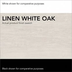 Bush Furniture Key West 47" X 16" Console Table With Drawers And Shelves, Linen White Oak (KWT248LW-03) -Home furniture 2D459384 E3D6 47A2 B905A30D5A368CC5 s7