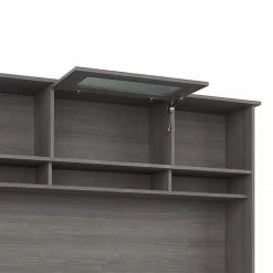 Bush Furniture Cabot 60W Desk Hutch, Modern Gray (WC31331) -Home furniture 2E3F2275 0FD1 4A0C 9332CC7E1D1396CE s7