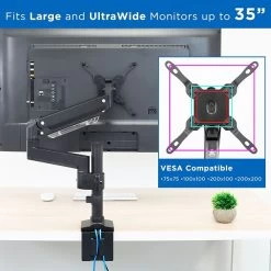 Mount-lt! Adjustable Monitor Mount, Up To 35", Black (MI-4771) 10 Mount-lt! Adjustable Monitor Mount, Up To 35", Black (MI-4771) -Home furniture 394DEAD4 4F2B 4C49 BC9785E3B496753F s7