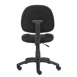 Boss Armless Ergonomic Fabric Swivel Task Chair, Black (B315-BK) -Home furniture 4890A2BB C1F2 4DEE 85B8F562FE2D7CA2 s7