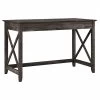 Bush Furniture Key West 48" Writing Desk, Dark Gray Hickory (KWD148GH-03)