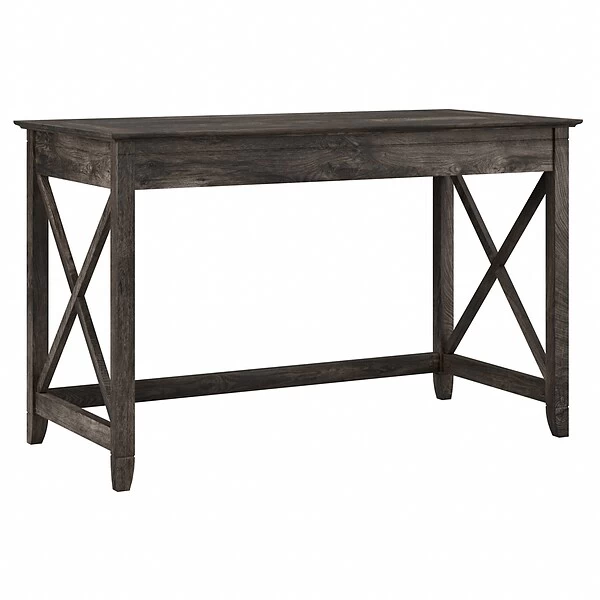 Bush Furniture Key West 48" Writing Desk, Dark Gray Hickory (KWD148GH-03) 1 Bush Furniture Key West 48" Writing Desk, Dark Gray Hickory (KWD148GH-03)