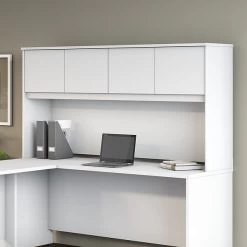 Bush Business Furniture Studio C 71 "W Desktop Hutch, White (SCH172WH)