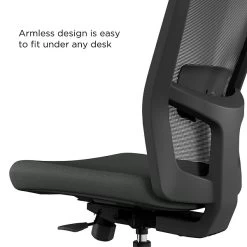 Union & Scale™ Workplace2.0™ 500 Series Armless Fabric Task Chair, Iron Ore (52263) -Home furniture 66E2A8A4 EACA 46D7 8216193C1933EEE0 s7