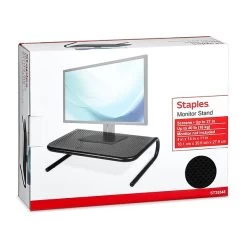 Staples® Metal Monitor Stand, Black, 4"H X 14"W X 11"D 7 Staples® Metal Monitor Stand, Black, 4"H X 14"W X 11"D -Home furniture 76256182 305C 459C 983D5D159A9B8975 s7