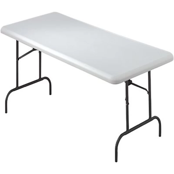 Iceberg IndestrucTable TOO™ 1200 Series Rectangular Folding Table, Platinum, 29"H X 60"W X 30"D 1 Iceberg IndestrucTable TOO™ 1200 Series Rectangular Folding Table, Platinum, 29"H X 60"W X 30"D