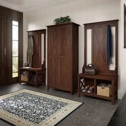 Bush Furniture Key West 65.98" Tall Storage Cabinet With Doors And 5 Shelves, Bing Cherry (KWS266BC-03) 11 Bush Furniture Key West 65.98" Tall Storage Cabinet With Doors And 5 Shelves, Bing Cherry (KWS266BC-03) -Home furniture 90C320C7 9A11 4C5B BCAE1FDB42C60537 s7