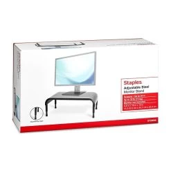 Staples Adjustable Monitor Stand, Black (29008) -Home furniture 9128D16F 484B 49D1 BACD0621867D2F02 s7