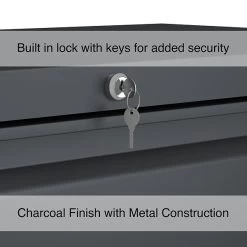 Quill Brand® 4-Drawer Lateral File Cabinet, Locking, Letter/Legal, Charcoal, 36"W (26825D) 9 Quill Brand® 4-Drawer Lateral File Cabinet, Locking, Letter/Legal, Charcoal, 36"W (26825D) -Home furniture 9A0981EA A478 4424 B5C227401FC2E347 s7