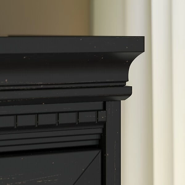 Bush Furniture Fairview 48 "W Desktop Hutch, Antique Black (WC53919-03) 7 Bush Furniture Fairview 48 "W Desktop Hutch, Antique Black (WC53919-03) - Image 7