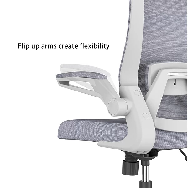 RAYNOR GROUP ION Fabric Task Chair, Blue/White (ION-WH-BLU) 4 RAYNOR GROUP ION Fabric Task Chair, Blue/White (ION-WH-BLU) - Image 4