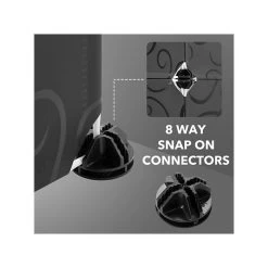 Mount-It! 55.9" X 42.1" Portable Closet Rack, Gray/Black, Plastic (WI-4030) -Home furniture B0BB6458 D5FF 46D4 8DFC10EAF864EE40 s7