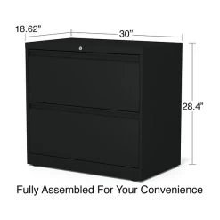Quill Brand® Commercial 2 File Drawer Lateral File Cabinet, Assembled, Black, Letter/Legal, 30"W (20068D) 12 Quill Brand® Commercial 2 File Drawer Lateral File Cabinet, Assembled, Black, Letter/Legal, 30"W (20068D) -Home furniture D0F13C8E 366A 4B14 A57BBA86A7EE9AE2 s7
