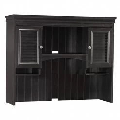 Home furniture 3 Bush Furniture Fairview 48 "W Desktop Hutch, Antique Black (WC53919-03)