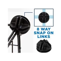 Mount-It! 28" X 42" 6-Cube Storage Organizer, Black (WI-4012)