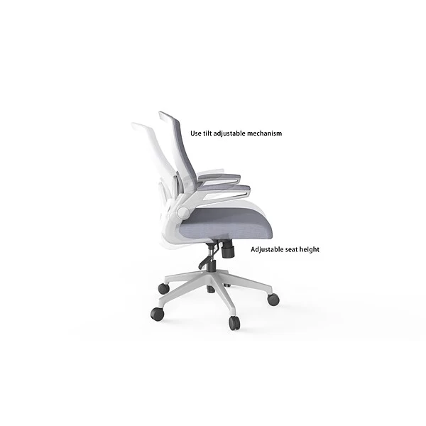 RAYNOR GROUP ION Fabric Task Chair, Blue/White (ION-WH-BLU) 7 RAYNOR GROUP ION Fabric Task Chair, Blue/White (ION-WH-BLU) - Image 7