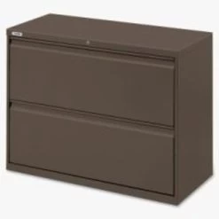 Lorell Fortress Series 42'' Lateral File, Medium Tone, 2 X File Drawer(s)