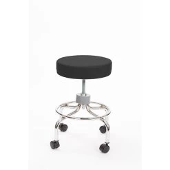 Brandt 22211 Revolving Stool With Footrest, Black