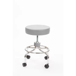 Brandt 22211 Revolving Stool With Footrest, Dove Gray