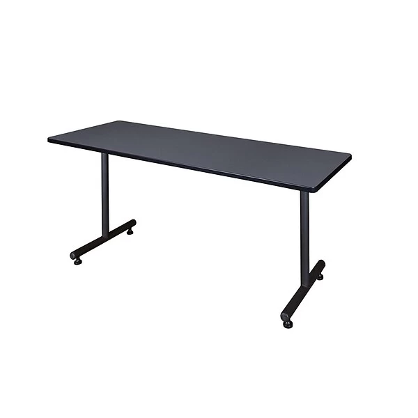 Regency 72-inch Metal & Wood Kobe Rectangular Training Table, Gray 1 Regency 72-inch Metal & Wood Kobe Rectangular Training Table, Gray