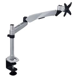Mount-It! Modular Desk Mount Adjustable Monitor Arm, Up To 30" Monitors, Gray/Silver (MI-35116)