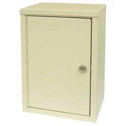Omnimed Economy Double Door Narcotic Cabinet - 2 Shelves - 8" D (182150)