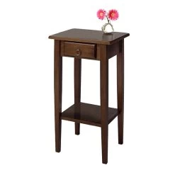 Winsome Regalia 29 1/2" X 17" X 14" Wood Accent Table, Brown (94430)