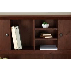 Bush Furniture 60.5 "W Desktop Hutch, Cherry (WC40331-03) -Home furniture m007138361 s7
