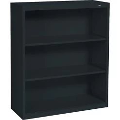 Tennsco® Metal Bookcases In Black, 40"