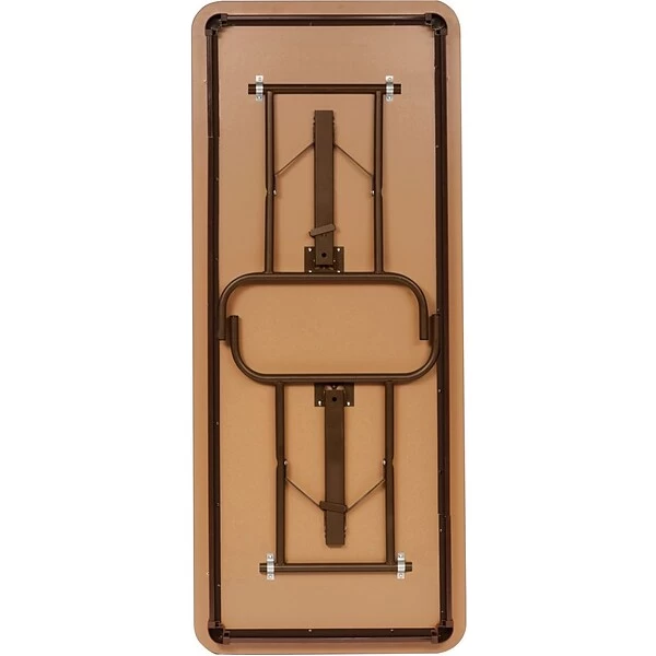 Iceberg® Premium Wood Laminate Folding Tables, 96x30", Gray 2 Iceberg® Premium Wood Laminate Folding Tables, 96x30", Gray - Image 2