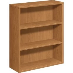 HON® 10500 Series Office Collection In Harvest, 3-Shelf Bookcase