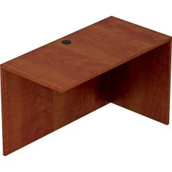 Offices To Go Superior Laminate Desking 48" Reverse Return Shelf For Desks, Dark Cherry (TDSL4824RADC)