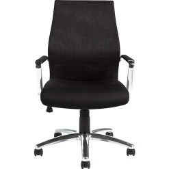 Global® Mesh-Back Manager Chair, Black (OTG11657B)