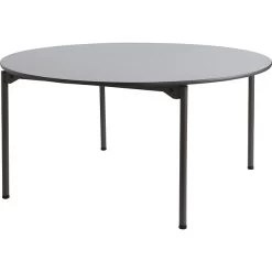 Iceberg Maxx Legroom Round Folding Table, Gray, 29 1/2"H X 60" Diameter