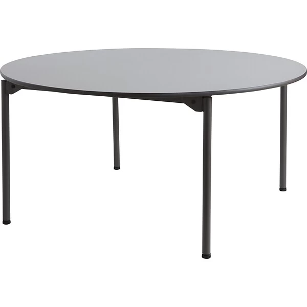 Iceberg Maxx Legroom Round Folding Table, Gray, 29 1/2"H X 60" Diameter 1 Iceberg Maxx Legroom Round Folding Table, Gray, 29 1/2"H X 60" Diameter