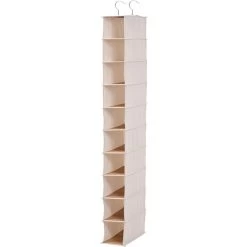 Honey Can Do 10 Shelf Hanging Organizer, Bamboo