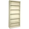 Lorell Fortress Series 6-Shelf 82" Bookcase, Putty (LLR41293)