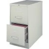 Quill Brand® 2-Drawer Vertical File Cabinet, Locking, Letter, Gray, 25"D (25156D-CC)