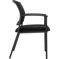 Global Offices To Go Fabric Guest Chair, Black (OTG2809) -Home furniture s0812017 s7