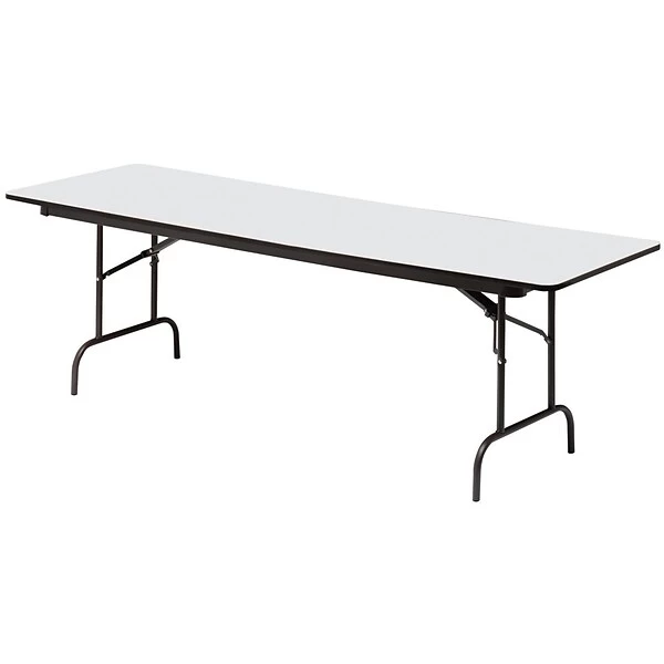 Iceberg® Premium Wood Laminate Folding Tables, 96x30", Gray 1 Iceberg® Premium Wood Laminate Folding Tables, 96x30", Gray