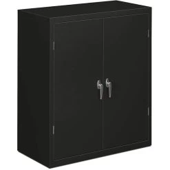 HON® Brigade® Steel Storage Cabinet, Assembled, 42Hx36Wx18D", Black