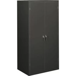 HON® Brigade 5-Shelf Storage Cabinet, Charcoal, 72"H X 36"W X 24 1/8"D
