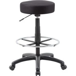 Boss® The Dot Drafting Stool, Black (B16210-BK)