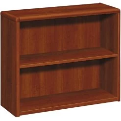 HON® 10700 Series In Cognac, 2-Shelf Bookcase