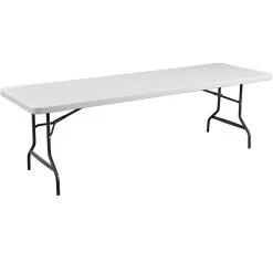 Quill Brand® Folding Table, 96"L X 29"W, Granite (79133)