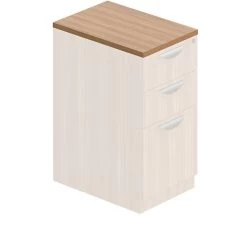 Offices To Go Superior 16" Laminate Pedestal Top, Autumn Walnut (SL22TOP-AWL)