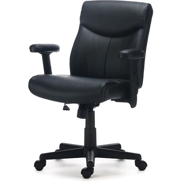 Quill Brand® Traymore Luxura Managers Chair, Black 3 Quill Brand® Traymore Luxura Managers Chair, Black - Image 3
